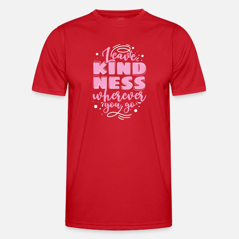 Kindness Statement Role Model Gift - Men's Functional T-Shirt - red