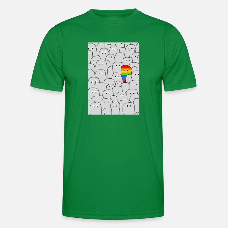 Queere Einzigartigkeit Männer Funktions-T-Shirt