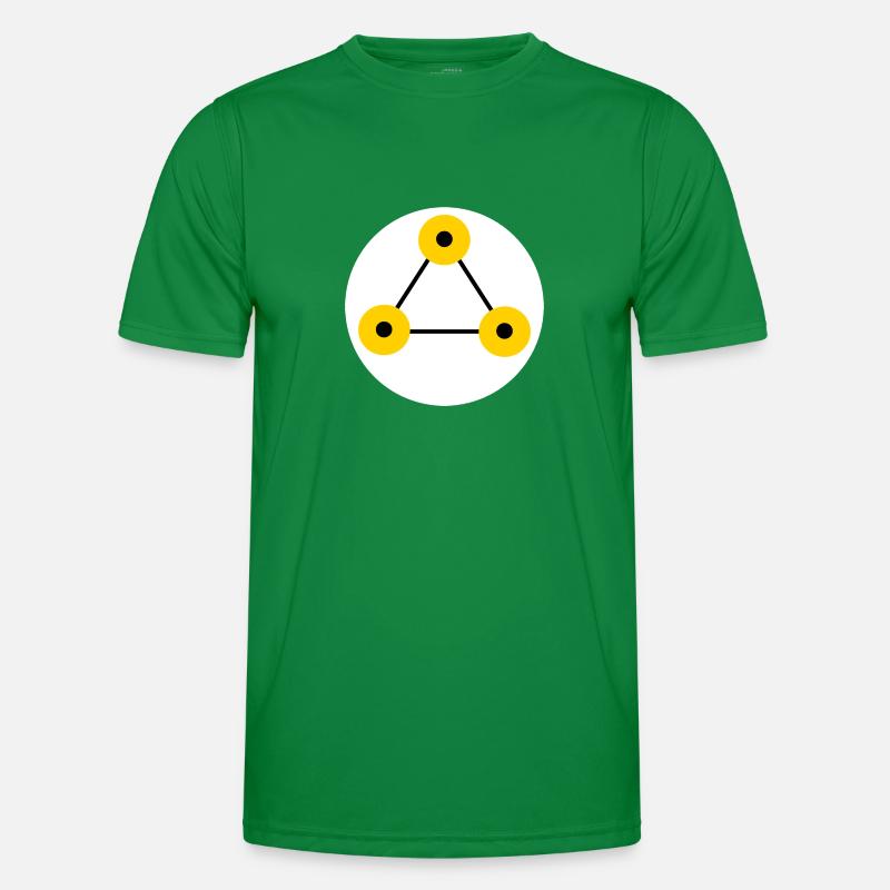 Triangular sign Men's Functional T-Shirt