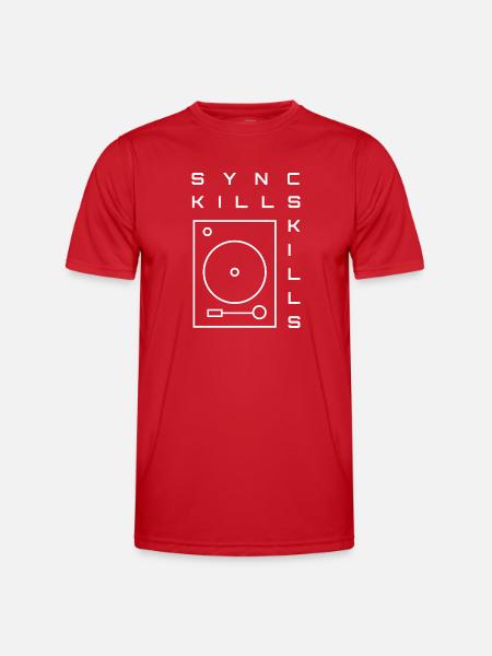 Sync kills skills - T-shirt sport Homme - rouge