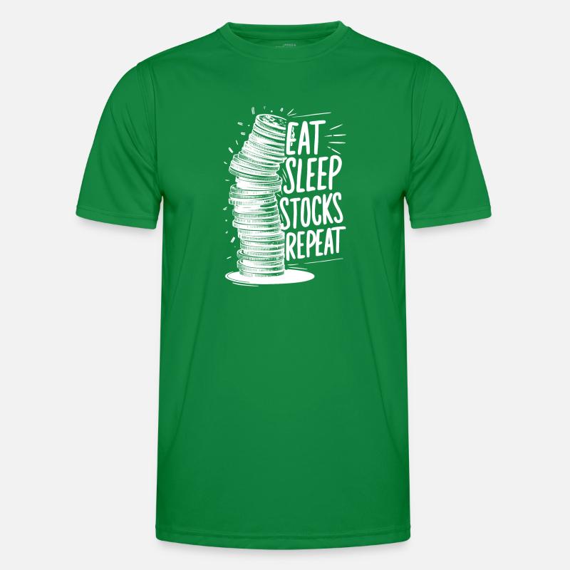 Manger, dormir, stocker, répéter T-shirt sport Homme