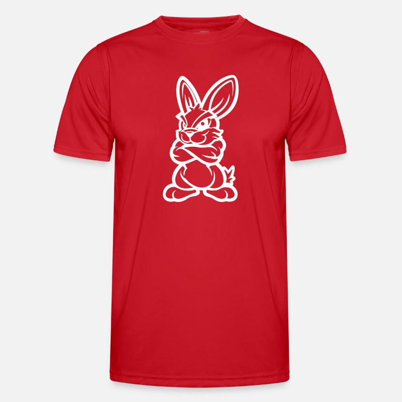 Bunny Comic - Men's Functional T-Shirt - red