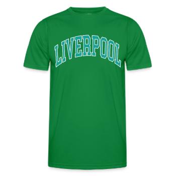 Liverpool - Männer Funktions-T-Shirt - Kelly Green - Vorne - AI Model Male 178 dark (178cm)