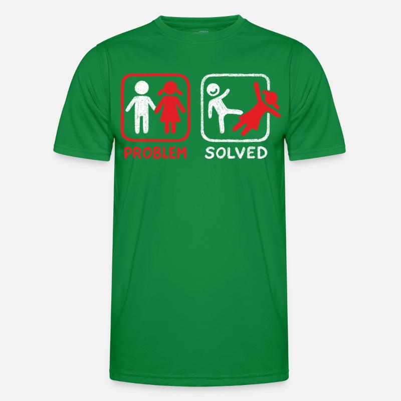 Problem Solved Männer Funktions-T-Shirt