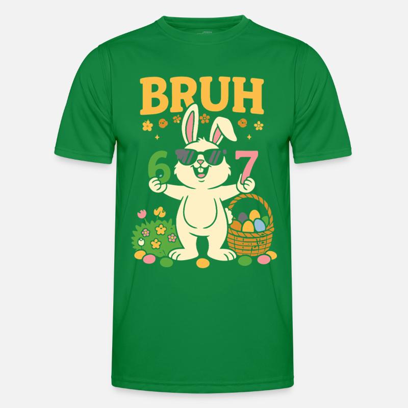 Mec, Cool Easter Bunny 67 ans T-shirt sport Homme