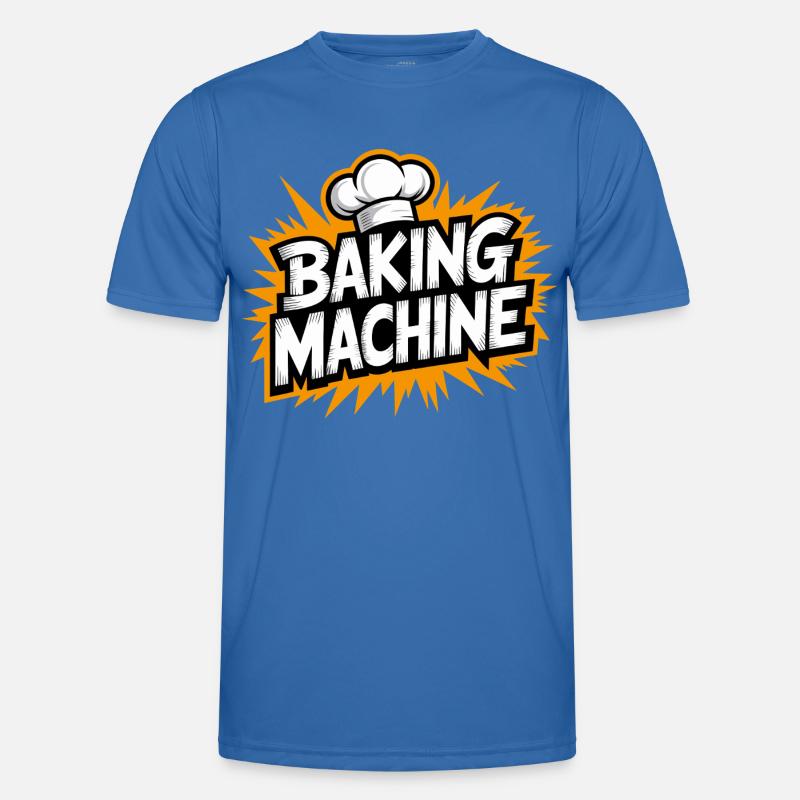 Baking Machine Fun Men's Functional T-Shirt