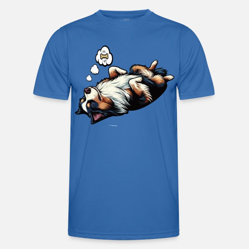 Australian Shepherd Aussie Aussie Owners Aussies - Men's Functional T-Shirt - royal blue