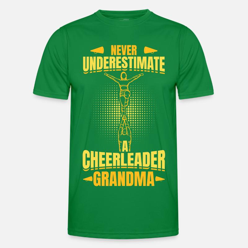 Cheerleader Großmutter Männer Funktions-T-Shirt