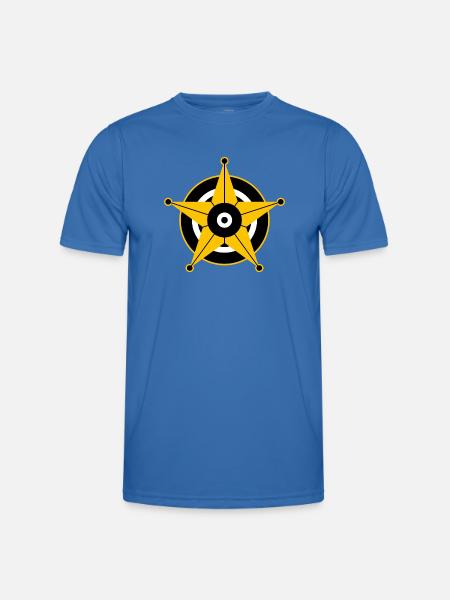 Shérif Stern - T-shirt sport Homme - bleu roi