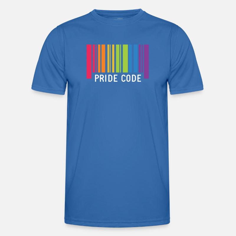 LGBT Pride Monat - Pride Code - Männer Funktions-T-Shirt - Königsblau