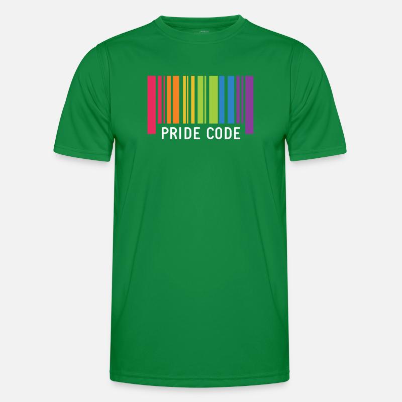 LGBT Pride Monat - Pride Code Männer Funktions-T-Shirt