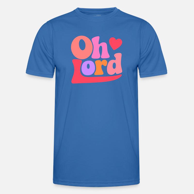 Oh Lord - Männer Funktions-T-Shirt - Königsblau