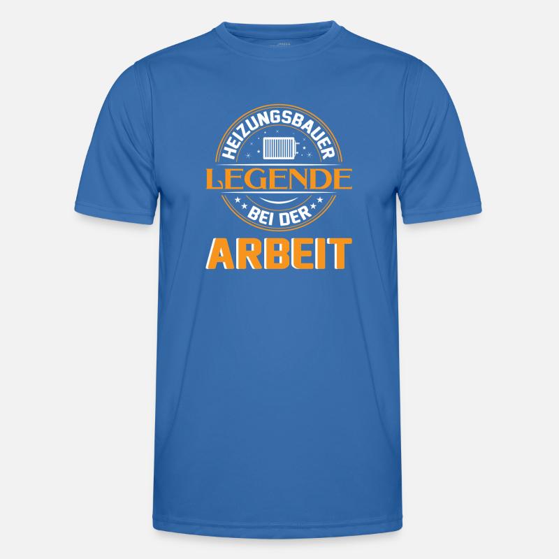 Heating Engineer Heating Construction Plumber Plumber - Men's Functional T-Shirt - royal blue
