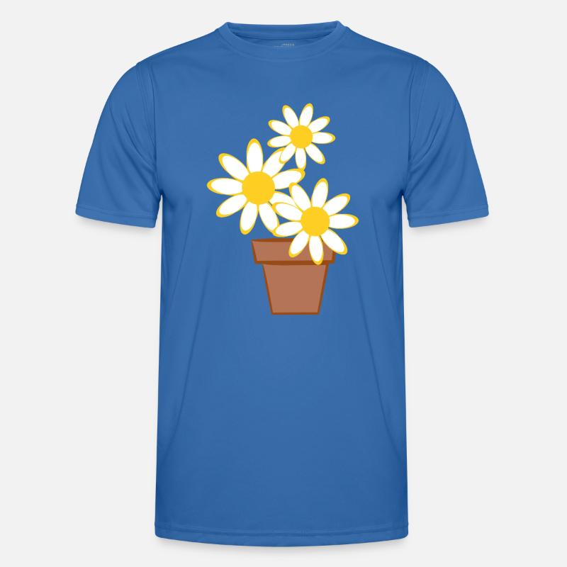 Gänseblümchen Männer Funktions-T-Shirt