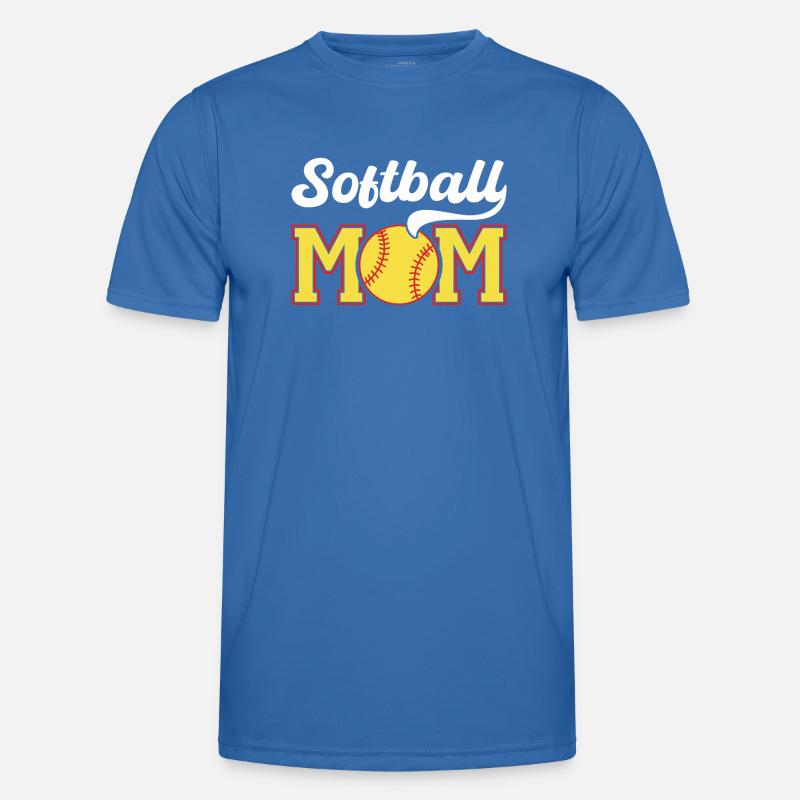 Softball Mom Pride Graphic - Men's Functional T-Shirt - royal blue
