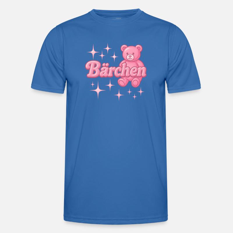 bärchen / y2k spitzname statement design - Männer Funktions-T-Shirt - Königsblau