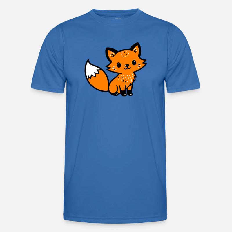 Fuchs Niedlich Comic Männer Funktions-T-Shirt