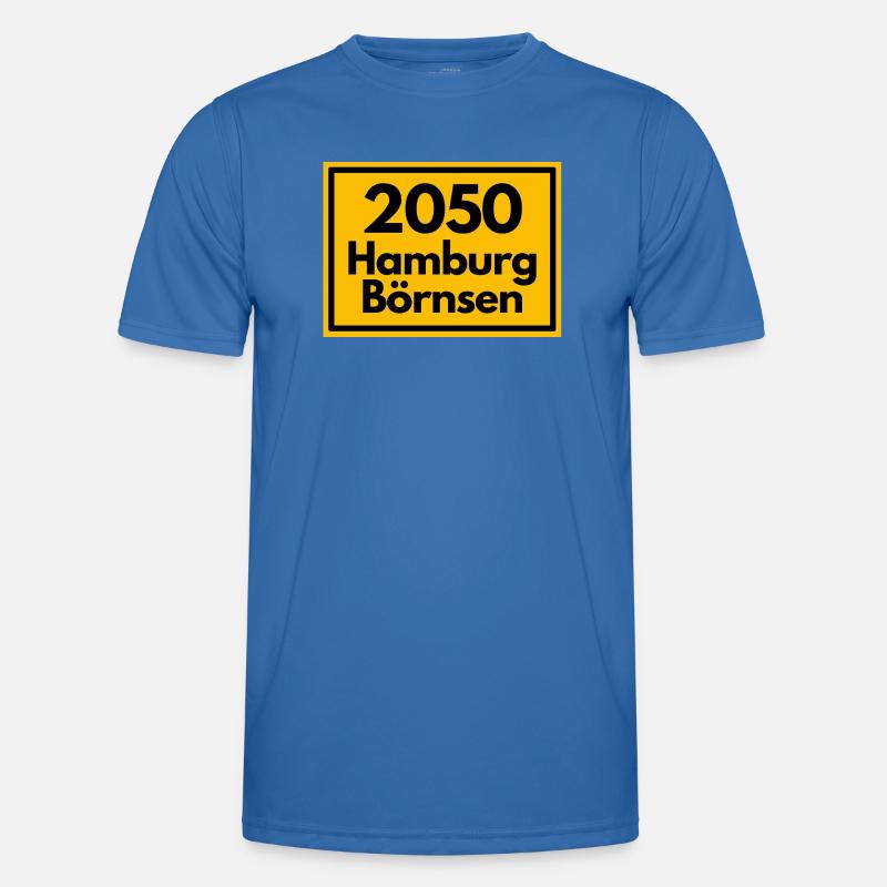 OLD POSTCODE POSTCODE RETRO 2053 HAMBURG BÖRNSEN Men's Functional T-Shirt