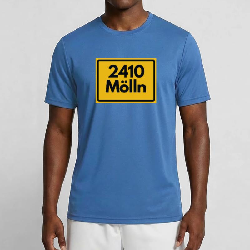 OLD POSTCODE ZIP CODE 2410 MÖLLN TIL EULENSPIEGEL Men's Functional T-Shirt