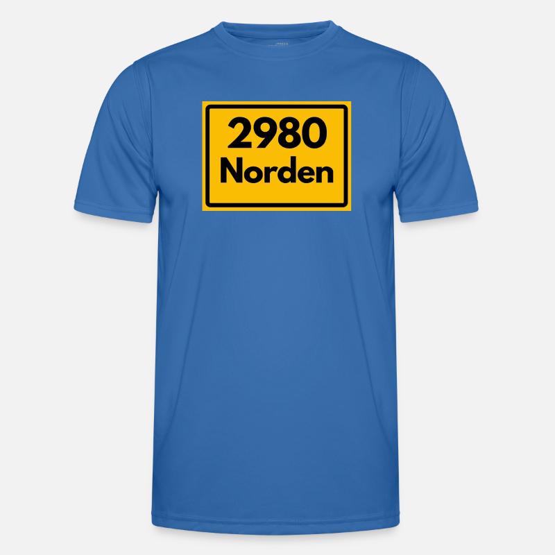 OLD POSTCODE ZIP CODE RETRO 2980 NORTH EAST FRISIA Men's Functional T-Shirt