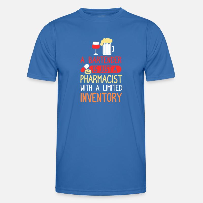bartender waiter bartender bartender - Men's Functional T-Shirt - royal blue
