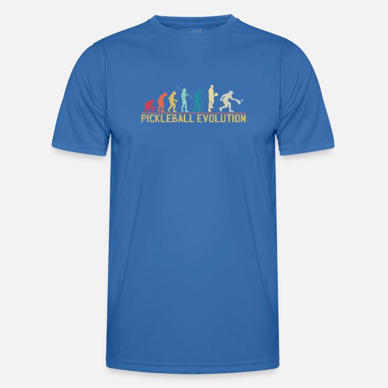 Pickleball Evolution Progression Design Männer Funktions-T-Shirt