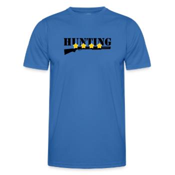 Jagd – Jäger - Männer Funktions-T-Shirt - Königsblau - Vorne - AI Model Male 178 dark (178cm)