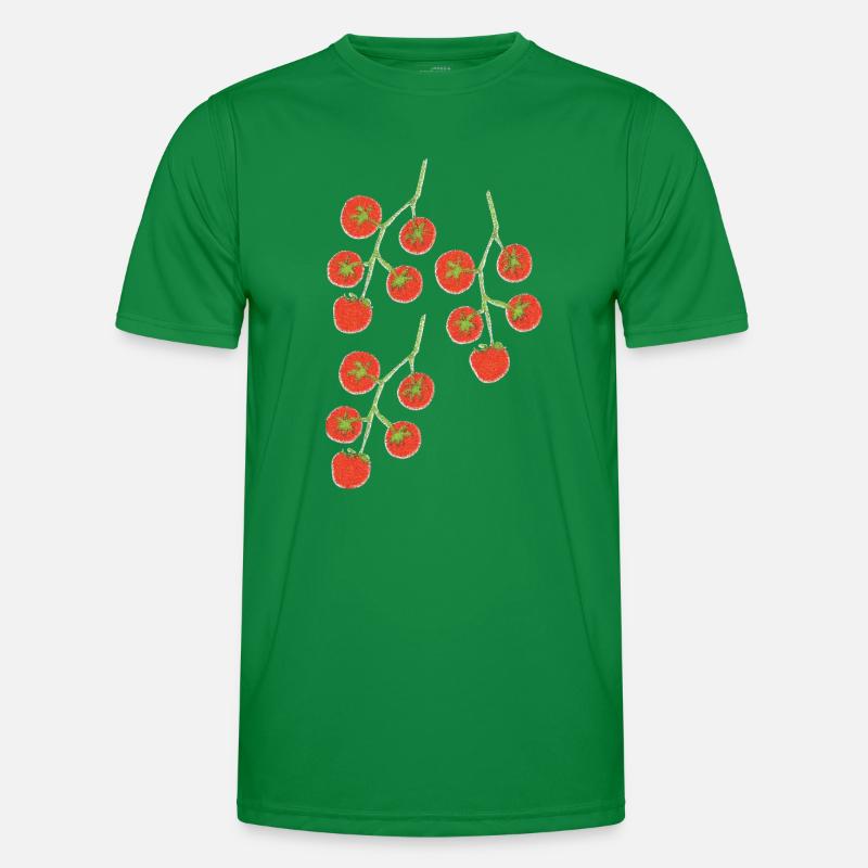 Impressionnisme du Buisson de tomate T-shirt sport Homme