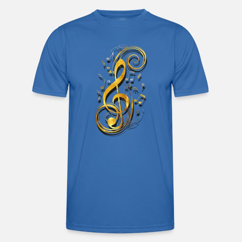 Music Note - Music Key - Note Key - Note - Men's Functional T-Shirt - royal blue