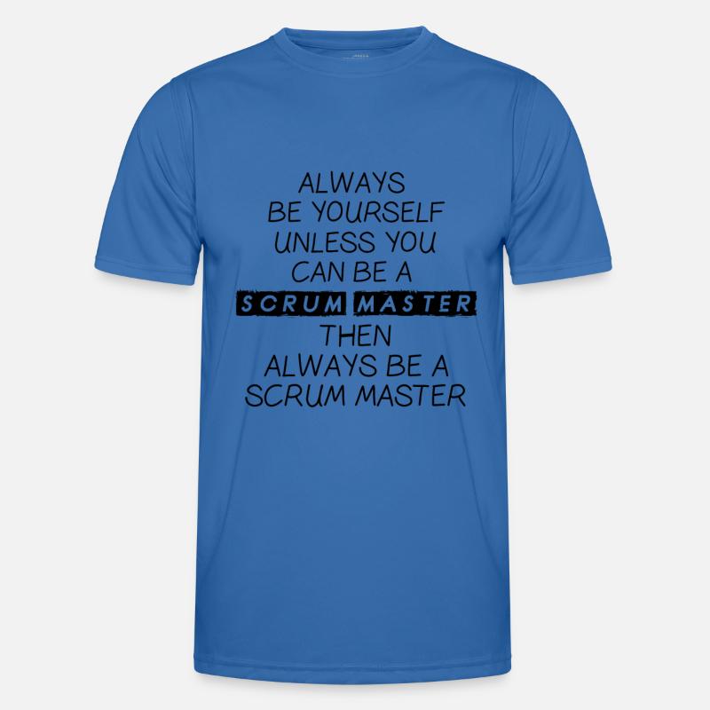 Scrum Master Agile Software Entwicklung - Männer Funktions-T-Shirt - Königsblau
