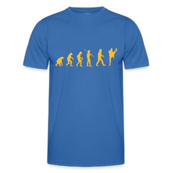 Kampfsport Evolution - Männer Funktions-T-Shirt - Königsblau - Vorne - AI Model Male 178 dark (178cm)