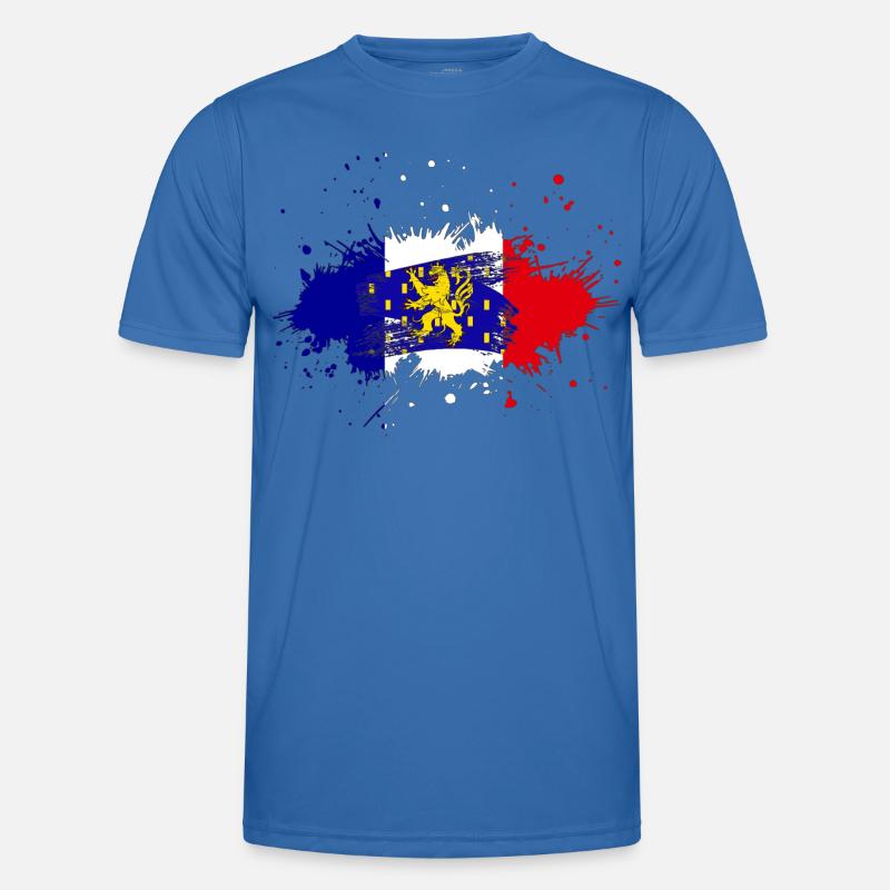 Splash Tricolore Franche Comté Männer Funktions-T-Shirt