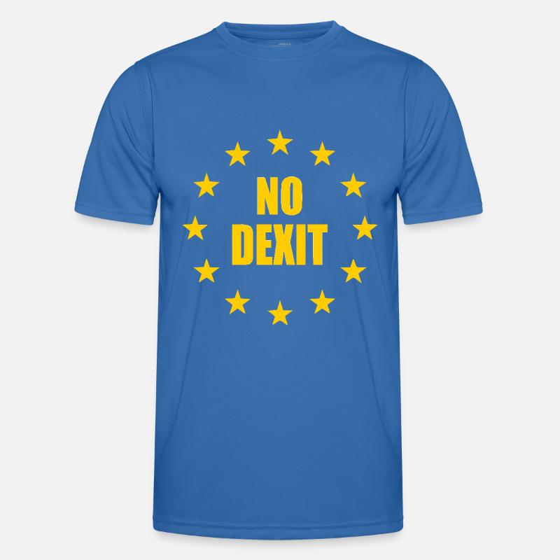 No dexit - Men's Functional T-Shirt - royal blue
