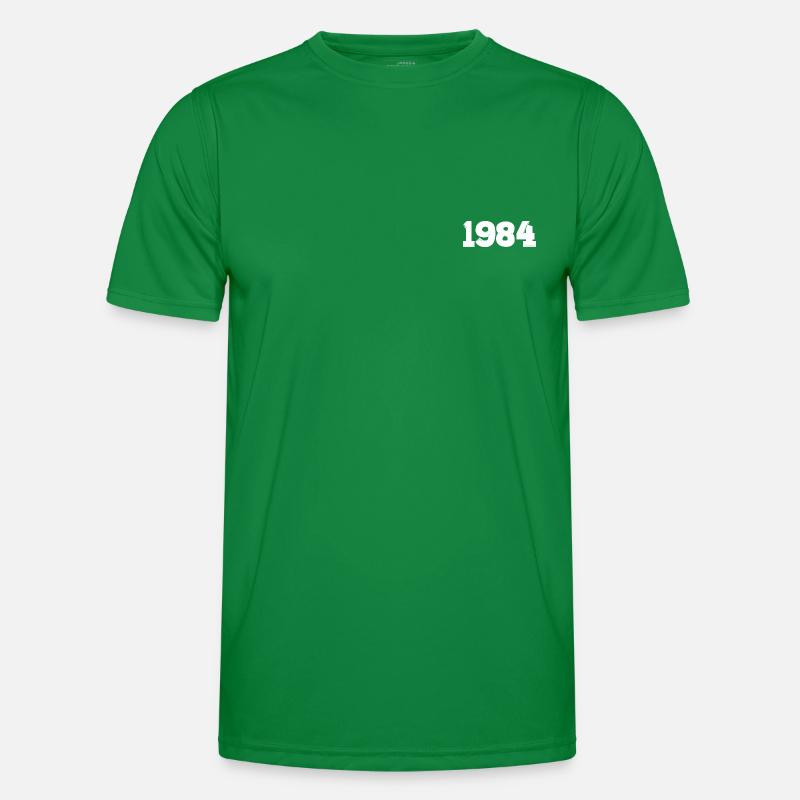 Year 1984 white Men's Functional T-Shirt