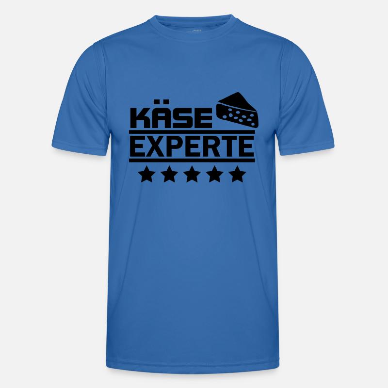 käse experte - Männer Funktions-T-Shirt - Königsblau