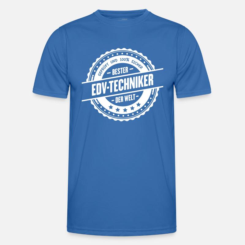 Bester EDV-Techniker - Männer Funktions-T-Shirt - Königsblau