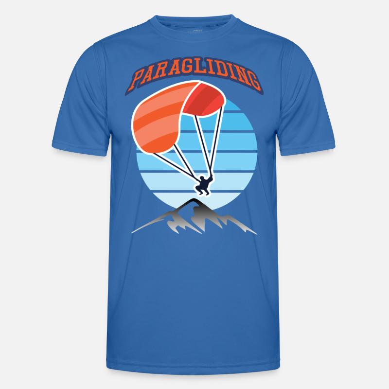Paragliding Mountains Paragliding - Men's Functional T-Shirt - royal blue