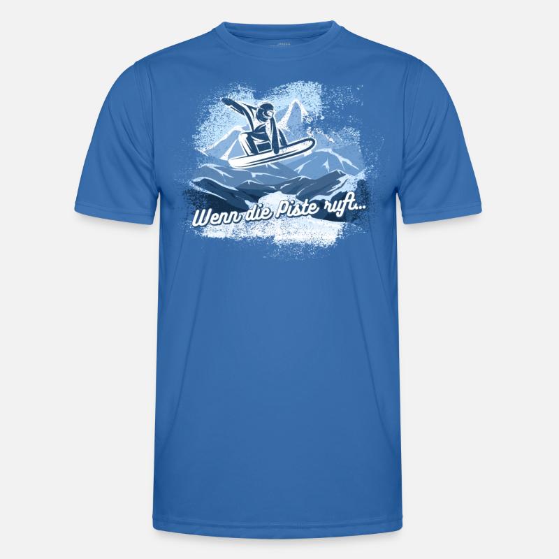 Wintersport, Snowboard Geschenkidee - Männer Funktions-T-Shirt - Königsblau