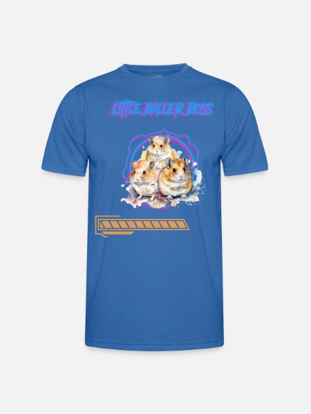 Hamster Nager Haustier Aquarell Geschenk - Männer Funktions-T-Shirt - Königsblau