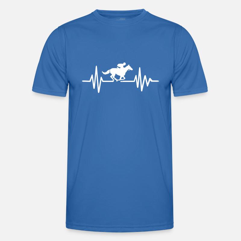 Course de chevaux T-shirt sport Homme