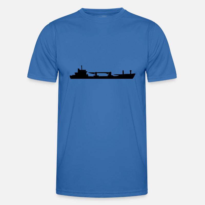bateau cargo, navire de charge T-shirt sport Homme