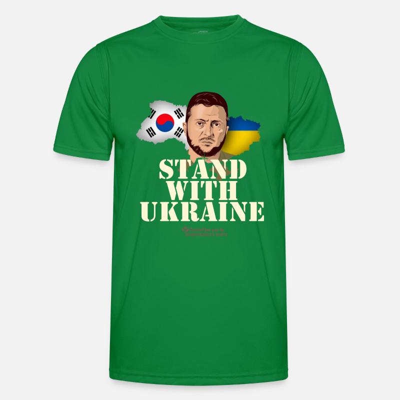 Ukraine Corée du Sud T-shirt sport Homme