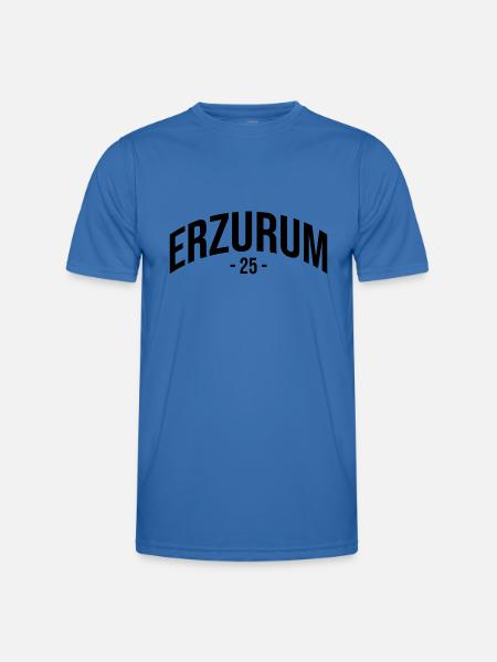 Erzurum 25 Turkije Turkiye Gift Holiday TR Türk - Functioneel T-shirt voor mannen - koningsblauw