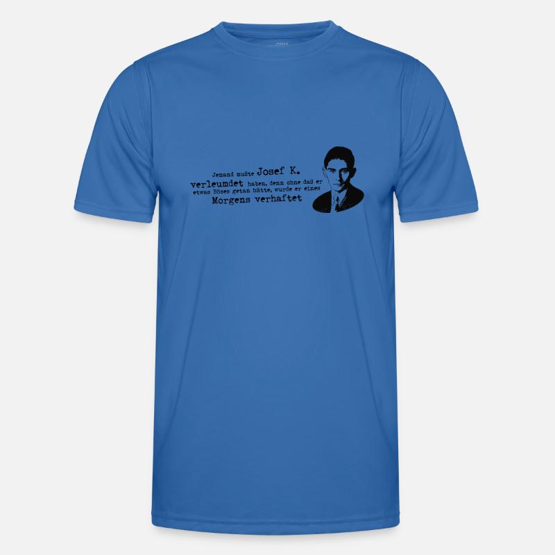 Franz Kafka quotation process Josef K Men's Functional T-Shirt
