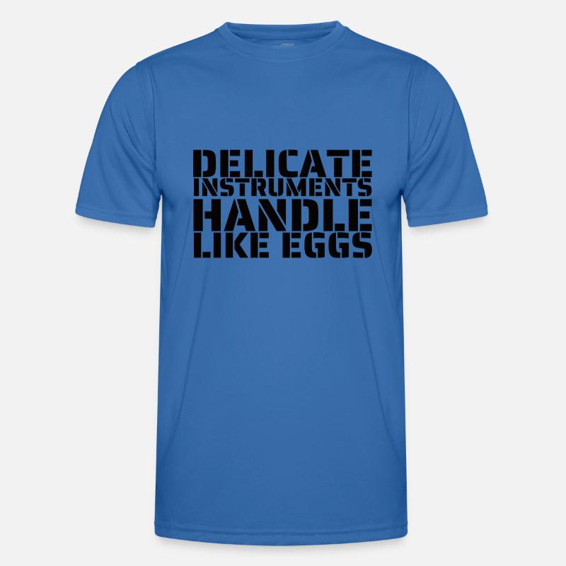 Handle like eggs - Men's Functional T-Shirt - royal blue
