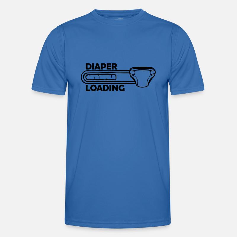 Windel Diaper Loading - Men's Functional T-Shirt - royal blue