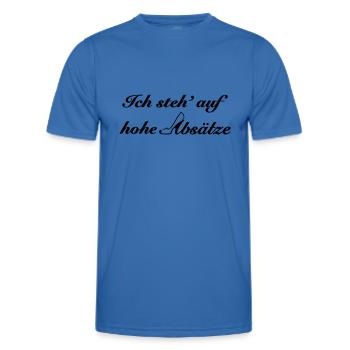hohe Absätze - Männer Funktions-T-Shirt - Königsblau - Vorne - AI Model Male 178 dark (178cm)