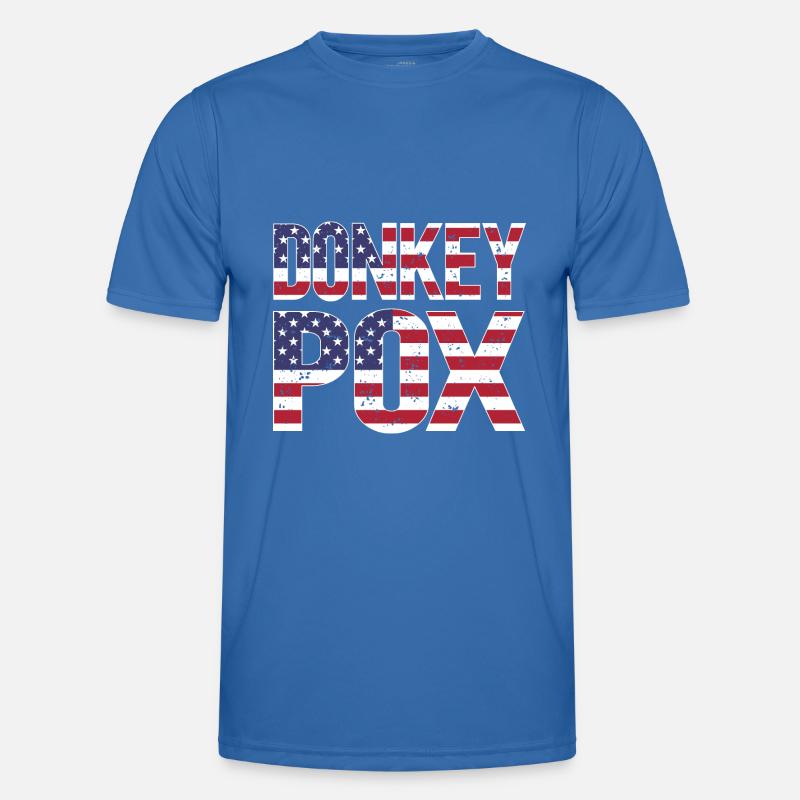 Donkey Pox - Männer Funktions-T-Shirt - Königsblau