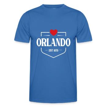 Orlando Florida - Männer Funktions-T-Shirt - Königsblau - Vorne - AI Model Male 178 dark (178cm)