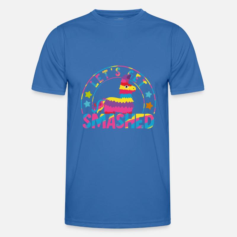 Let's Get Smashed Pinata - Men's Functional T-Shirt - royal blue